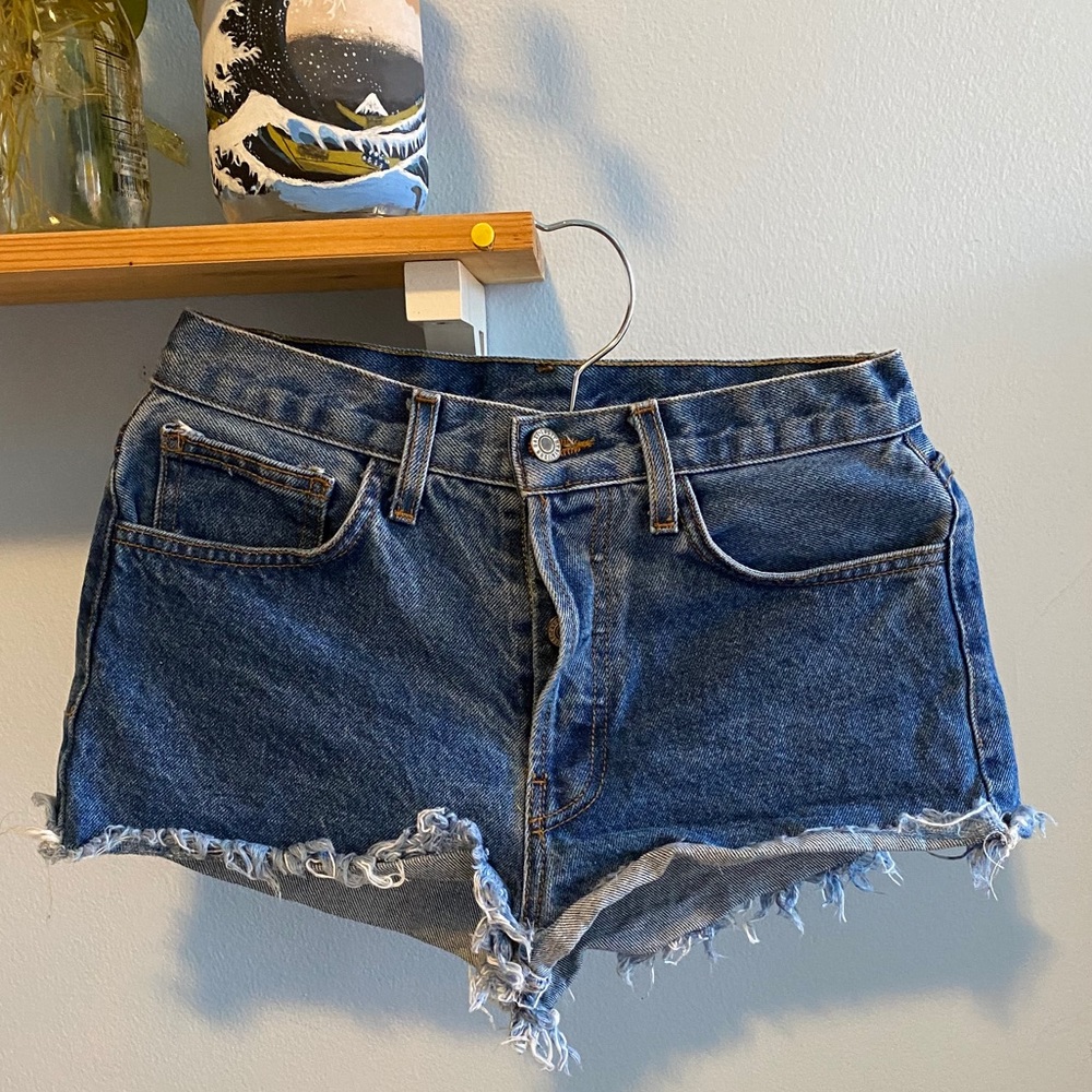 Brandy Melville Dark Wash Shorts